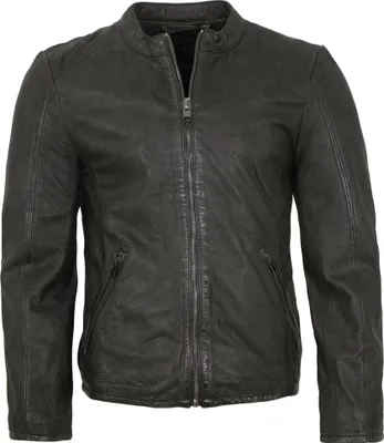 Produktbild von 2.0 by Mauritius - Herren Lederjacke Lammnubuk schwarz : 4XL