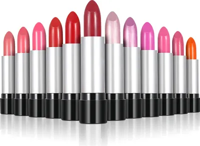 Produktbild von 12st/Set Glossy The Balm Lip Rouge leicht zu tragen Lippenstift 12 Farben Fashion Frauen Schoenheit Make-up