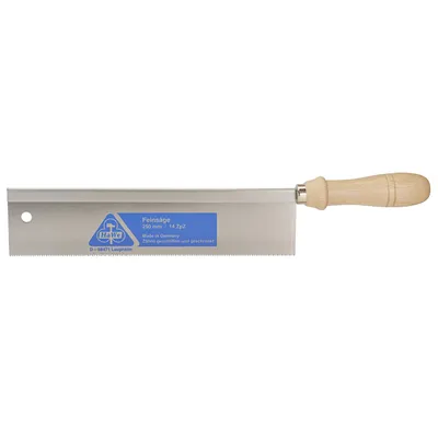 Produktbild von HaWe Feinsäge für Holzleisten und Profile, Handsäge, Präzisionssäge aus Sägenspezialstahl, 250 / 300mm Ausführung:250 mm gerade