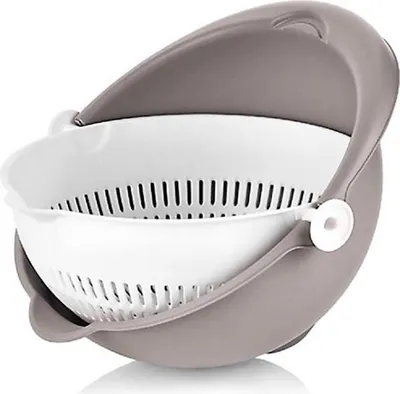 Immagine prodotto di Colapasta da cucina con ciotola girevole ø25 x 12 cm - Pratico e versatile grigio-viola