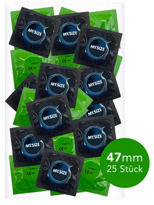 Obrázek produktu pro Kondomy MY.SIZE 47 mm, 25 kusů v sáčku, kondomy, kondomy pro muže, kondomy, kondom MySize