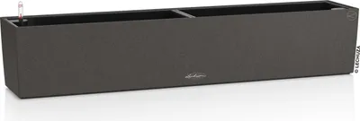 Obrázek produktu pro Lechuza Samozavlažovací truhlík Balconera Stone 100 cm, gratinová černá