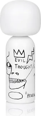Produktbild von Lucie Kaas Sketch.inc - Jean-Michel Basquiat, Evil Thoughts weiß