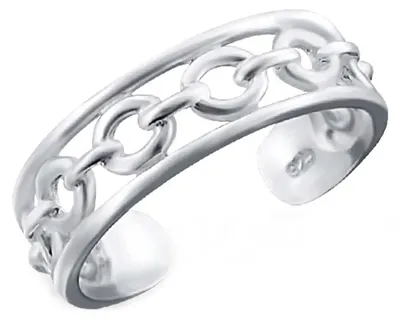 Produktbild von Zehenring Zehring Ringmuster 925 Silber