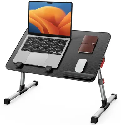 Immagine prodotto di Tavolino pieghevole per laptop con regolazione in altezza e quattro angoli
