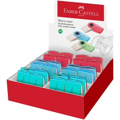 Produktbild von Faber-Castell 182412, Blau, Rot, Durchscheinend, Türkis, Erwachsene & Kinder, Ausstellungsbox, 1 Stück(e), PVC