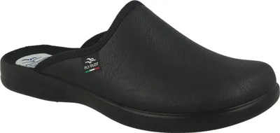 Produktbild von Fly Flot Herren Hausschuh bequemer Pantoffel, Größe:43 EU, Farbe:Schwarz