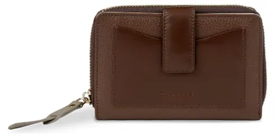 Image de bugatti porte-monnaie Viola Ladies Zip Wallet Cognac - Grey brun