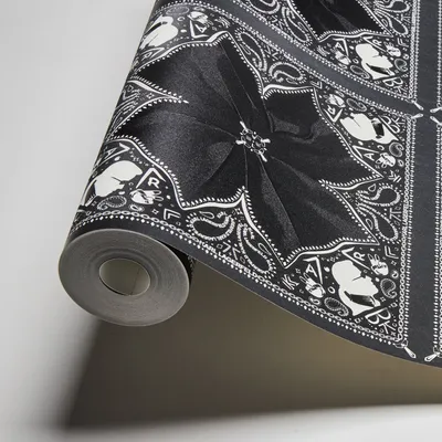Produktbild von Karl Lagerfeld Designertapete Schwarz 378452 Wandtapete Vliestapete Grafik Vinyl