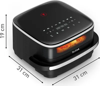 Obrázok produktu pre Tefal Easy Fry XL Surface FW4018E0, Teplovzdušná fritéza, 1,2 kg, Samostarný, Čierna, Dotyk, Samostatný