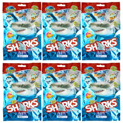 Produktbild von Blue Ocean Sharks Sammelfiguren 2026 - Planet Wow Hai Figur - 6 Tüten