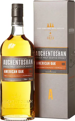 Produktbild von Auchentoshan American Oak Triple Distilled Single Malt Scotch Whisky in Geschenkpackung | 40 % vol | 0,7 l