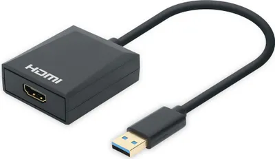 Obrázek produktu pro Manhattan 153690, Kabel, USB 3.2 Gen 1 (3.1 Gen 1) Type-A, Černá, 1920 x 1080 px, 60 Hz, Plast