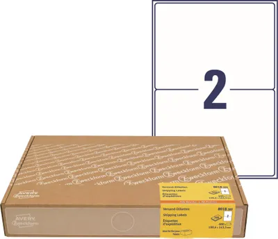 Produktbild von AVERY Zweckform Adressetikett 199,6 x 143,5 mm (B x H) Papier weiß 600 Etik./Pack.