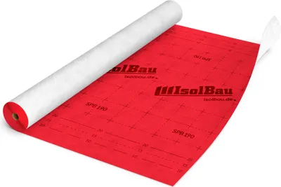 Produktbild von Isolbau Unterspannbahn SPB 190, 37,5 m? Rolle (1,5 x 25 m) - Dachfolie mit 100 g/m? Flächengewicht - Dampfdurchlässige Unterdeckbahn, wasserdicht und witterungsbeständig