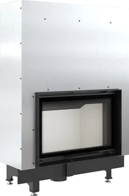 Produktbild von Kamineinsatz aus Stahl ZIBI 11 kW Ø 180 mit Schiebetür