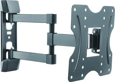 Zdjęcie produktu dla Gembird WM-42ST-02, 100 x 100 mm, 200 x 200 mm, -10 - 3°, 90 - 90°, Plastik, Stal, Czarny