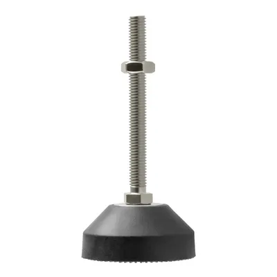 Produktbild von Maschinenfuß/Stellfuß/Nivellierfuß/Gelenkfuß, höhenverstellbarer Tellerfuß Ø 50mm für Konstruktionsprofile, Maschinen, Möbel (1, M8 x 80mm)