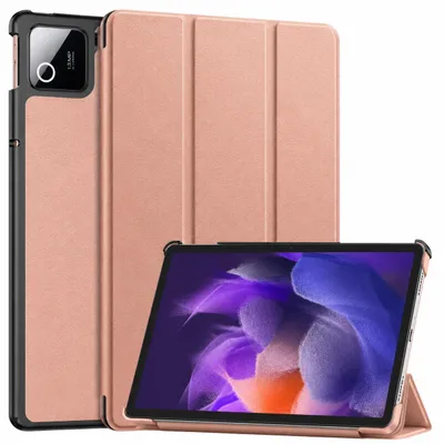 Produktbild von Schutzhülle für Xiaomi Pad 8 / 8 Pro & Xiaomi Pad 7 / 7 Pro 11.2 Zoll (2026/2025) Smart Cover Case mit Standfunktion Auto Sleep Wake Up - Rose Gold