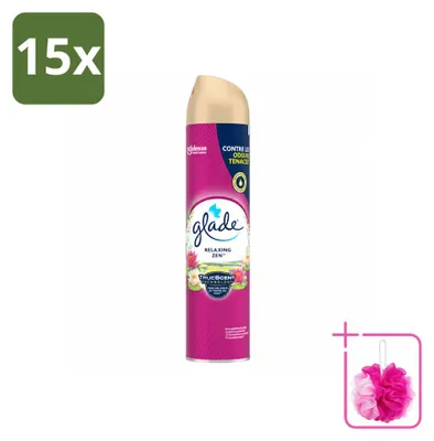 Produktbild von 15 x Glade Raumspray Relaxing Zen - 300 ml - Sparpackung - 15 Stücke