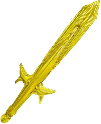 Image de Ballon de baudruche épée d'or RITTERWAFFE 33x78cm