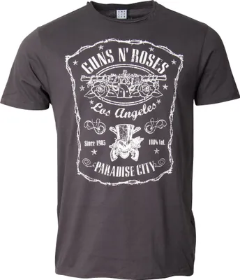 Produktbild von Guns N Roses T-Shirt Paradise City Amplified Grau