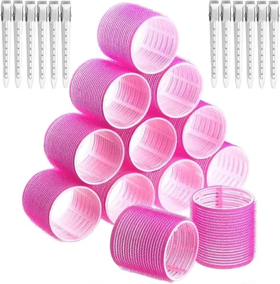 Set von 24 Selbstklebenden Haarwicklern für Große Locken - Perfekte Locken ohne Hitze