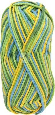 Produktbild von Lana Grossa - Star Print 0357 senfgelb grün blau opalgrün