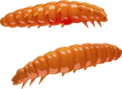 Produktbild von Libra Lures Larva Kunstköder (hot orange)