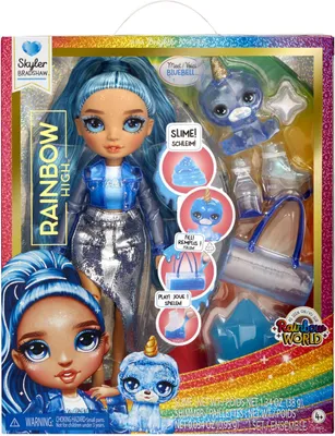 Produktbild von MGA Entertainment Classic Rainbow Fashion Doll- Skyler (blue)