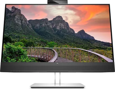 Produktbild von HP E27m G4 QHD USB-C-Konferenzmonitor, 68,6 cm (27"), 2560 x 1440 Pixel, Quad HD, LCD, 5 ms, Schwarz, Silber