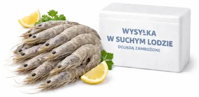 Produktbild von Shrimp 4/6 Black Tiger ganz mit Kopf 20% 800g IQF - Seacon