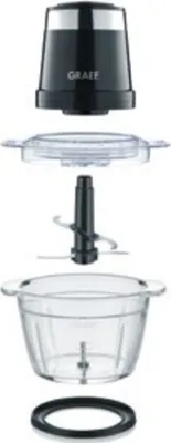 Produktbild von Graef CH501EU, 1 l, Weiß, Glas, Edelstahl, Tasten, 500 W