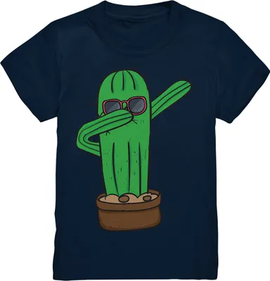 Produktbild von Dabbing Kaktus T-Shirt – Navy / 152/164 (12-14)