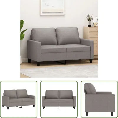 Produktbild von The Living Store 2-Sitzer-Sofa Taupe 120 cm Stoff