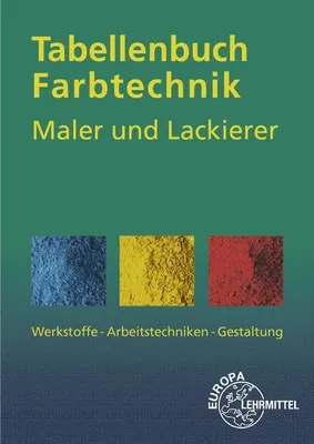 Produktbild von Tabellenbuch Farbtechnik Maler und Lackierer