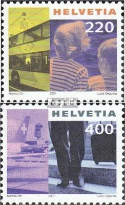 Produktbild von Briefmarken Schweiz 2001 Mi 1751-1752 (kompl.Ausg.) gestempelt Tourismus