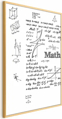 Produktbild von Posterpapier Poster - Mathematics 60x90 cm Text m-C-0297-ao-a