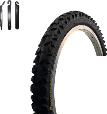 Produktbild von 1 x Roverstone A109  "20" Fahrradreifen Fahrradmantel Schwarz 57-406 (20 x 2,125) inkl. Reifenheber