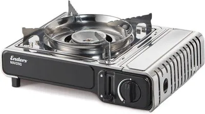 Obrázok produktu pre Regulovateľný kempingový varič s výkonom 2,2 kW s piezoelektrickým zapaľovaním a bezpečnostnými funkciami