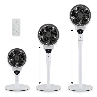 Produktbild von Fakir prestige VC° 550 3-in-1 Stand- und Tischventilator leise mit Fernbedienung