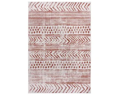 Zdjęcie produktu dla Dywan na taras 80x150cm, brązowo kremowy dwustronny, sznurkowy płasko tkany