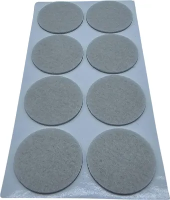 Obrázek produktu pro Nábytková plsť | Nábytkové podtácky | Protiskluzové | Samolepicí | Přibližně 15 kusů 2,5 cm