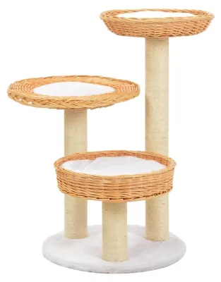 Produktbild von Katzenkratzbaum aus Sisal und natürlichem Weidenholz