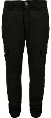 Immagine prodotto di Urban Classics - Pantaloni da jogging cargo per ragazzi TN595 (116) (nero)