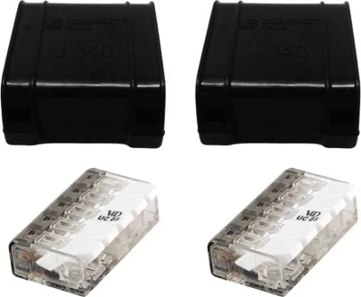 Produktbild von ViD® VBOX GelBox Gelmuffe inkl. Verbindungsklemme UC05 (2 Stück/Pack)