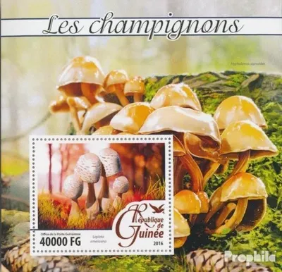 Produktbild von Briefmarken Guinea 2016 Mi Block 2628 (kompl. Ausgabe) postfrisch Pilze