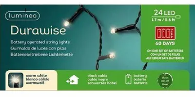 Produktbild von LED Durawise Basic-Beleuchtung L.172.5cm schwarz/warmes weiss