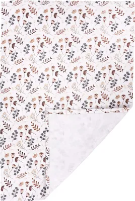 Produktbild von Wasserdichte Unterlage/Flanellwindel mit Wickelfolie - Boho Garden
