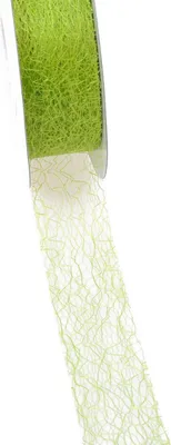 Produktbild von Spiderweb Dekoband - 3cm - hellgrün - 25m - 67 007-R 30